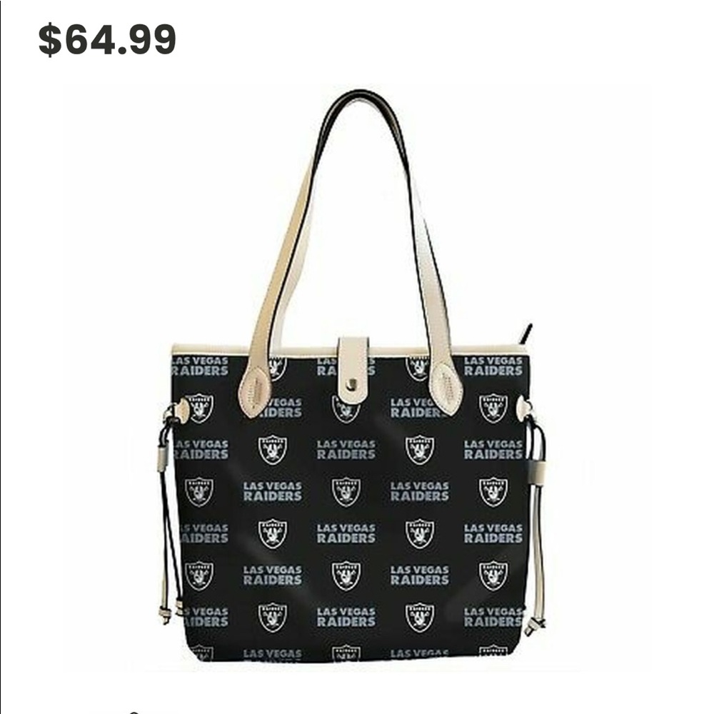 Las Vegas Raiders official NFL patterned tote